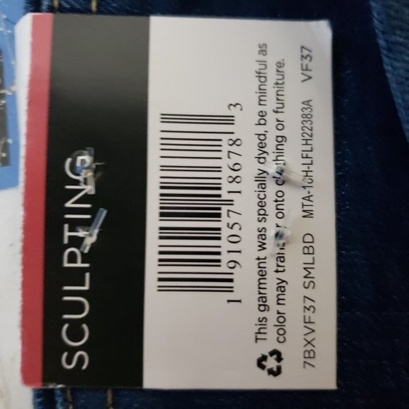 LEE Women's Sculpting Slim Fit Embroidery 8 Petite - Picture 6 of 8